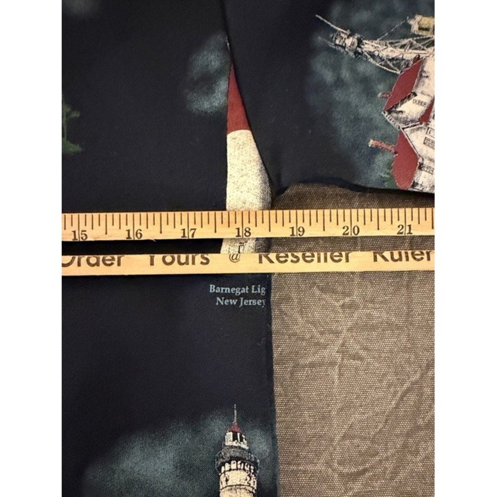 Art‎ Unlimited Womens Lighthouse Print Button Front Cardigan Navy Blue Small USA - Picture 8 of 10